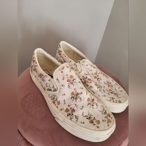 Vans Slip on Light Pink Floral